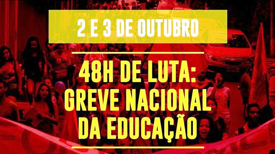 Entidades nacionais convocam de nova greve nacional da educação para 2 e 3/10. Adunesp indica debate e avaliação nos campi