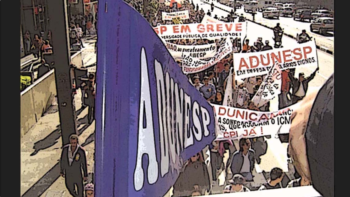 Atenção para mudança de data: Plenária Estadual da Adunesp será em 30/1. Em pauta, a organização do ‘Chapão’ aos colegiados centrais, data-base 2024, Congresso do Andes-SN, entre outros