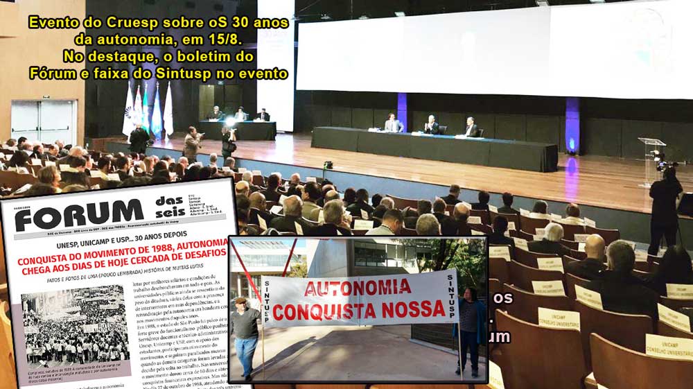 30 anos da autonomia: Fatos e fotos de uma pouco lembrada história de lutas e celeiro de desafios